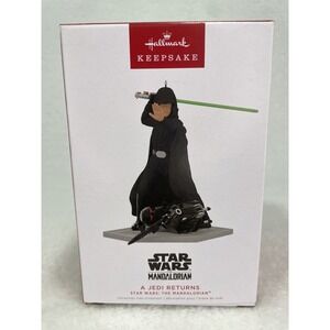 Hallmark Keepsake 2022 A Jedi Returns Star Wars The Mandalorian Ornament